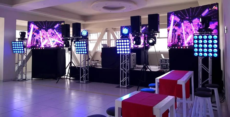 Renta de plantas luz para eventos masivos