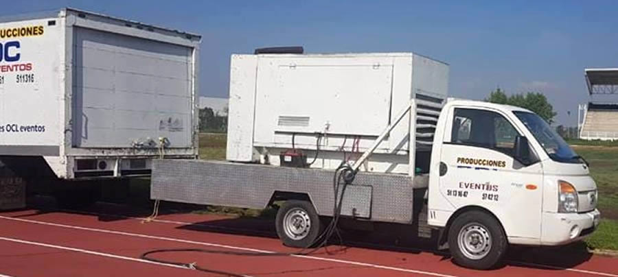 Renta de plantas luz para eventos masivos